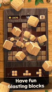 Walnut Wood Block Puzzle