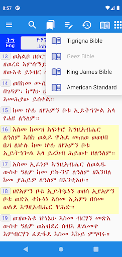 Tigrigna Geez Bible with Audio Screen 3