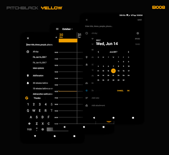 PitchBlack - ธีมชั้นล่างสำหรับ Oreo / Pie / 10