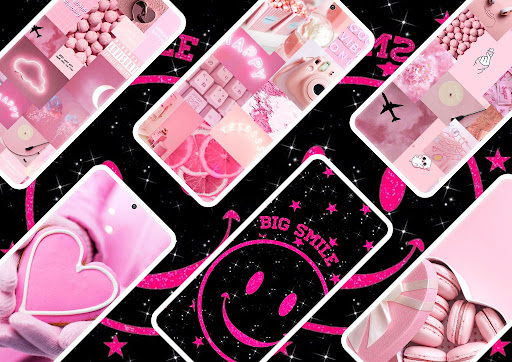 Android application Pink Aesthetic Wallpaper screenshort