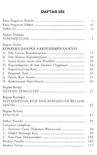 Kepemimpinan Kyai Dan Santri
