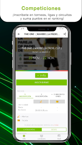 Padel Manager Screen 3