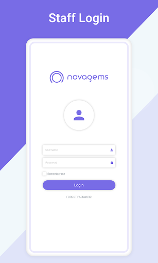 Android application Novagems StaffApp screenshort