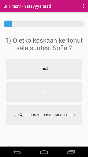 BFF testi : Kysely ystäville Screen 2