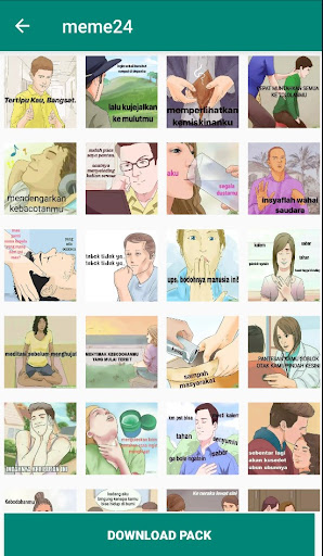Kumpulan Meme Stiker Lucu WA