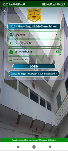 Android application Holy Mary English School Barh screenshort