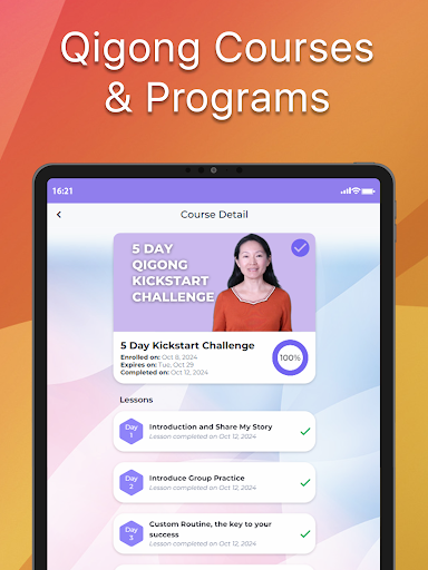 Screenshot of Onenergy Qigong and Meditation
