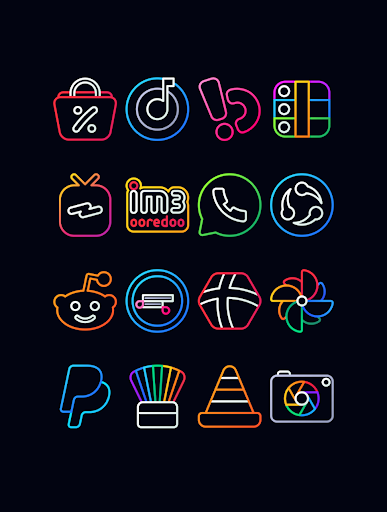 Screenshot of Nambula - Lines Icon Pack