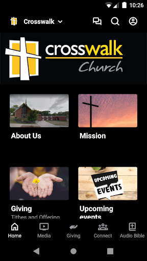 Android application Crosswalk Church Waukesha screenshort