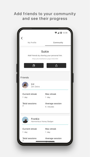 Screenshot of Meditation Timer: Calm & Free