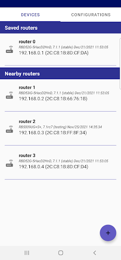 Android application QR for Mikrotik Wireguard screenshort
