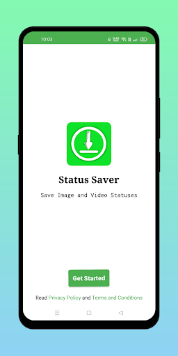 Android application Status Downloader and Saver screenshort