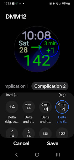 DMM12 Diabetic Watch Face XXL Screenshot 4 - AppWisp.com