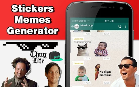Create stickers memes