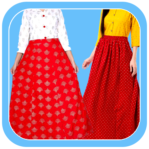 Women Long Skirt Photo Montage logo
