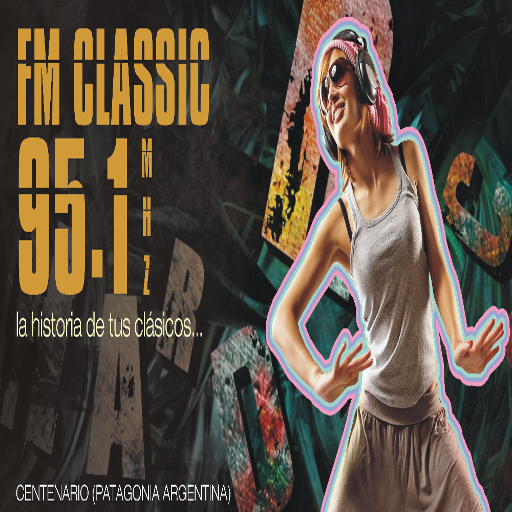 Fm Classic 95.1 MHz. logo