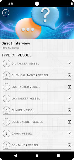 Master Marine Interview