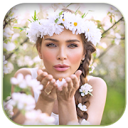 Flower Crown Photo Editor : Girl Crown Hairstyle