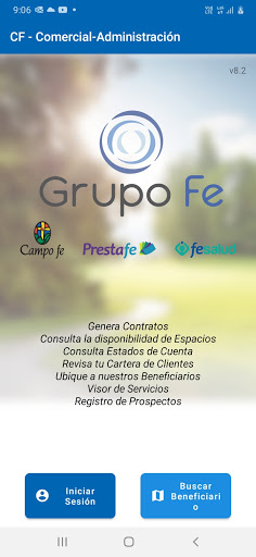 Android application CF: Comercial Administración screenshort