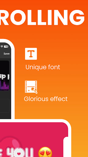 Text Scrolling - Marque Word Screen 2