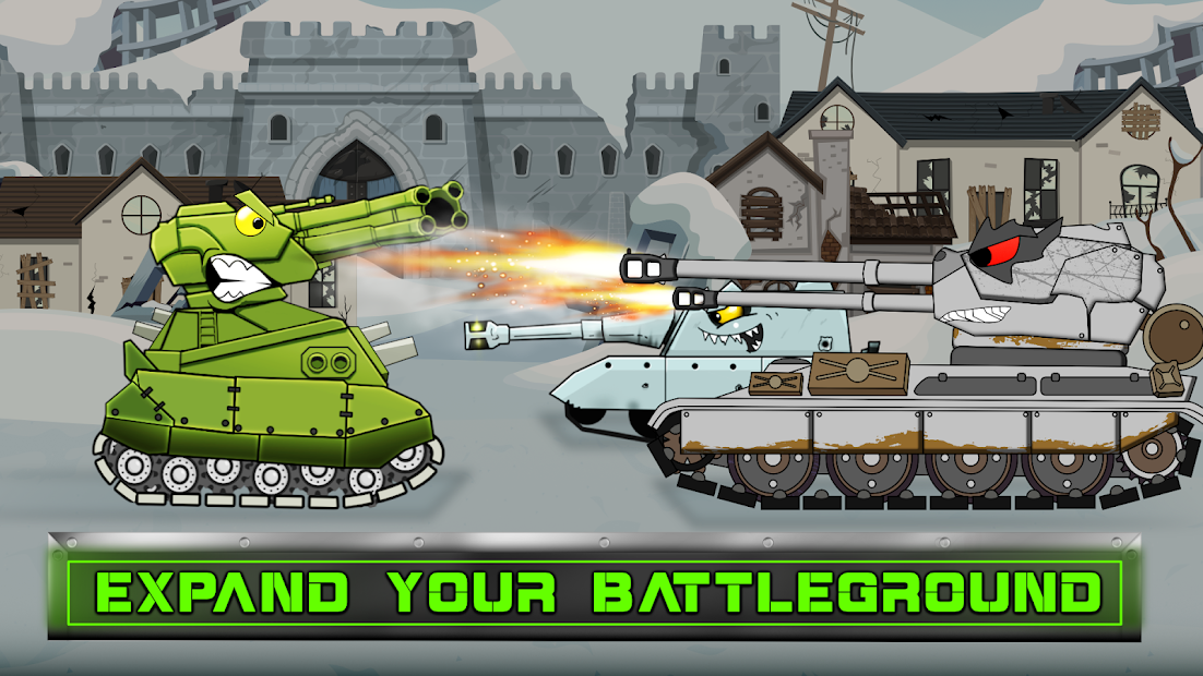 Captura de Pantalla 7 Merge Tanks: Idle Tank Merger android