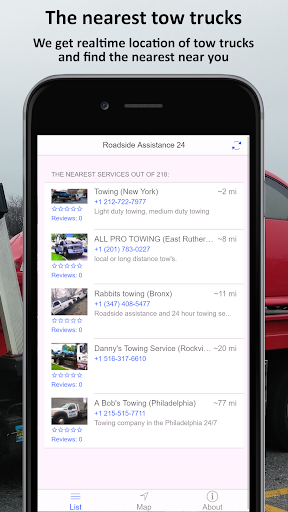 Roadside Assistance 24 Screen 2