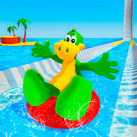 Aqua Dinosaur Slide