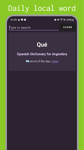 Argentinian Spanish Dictionary