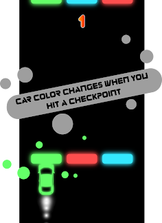 Color Checkpoint | RGB Car Rac - Screenshot 2