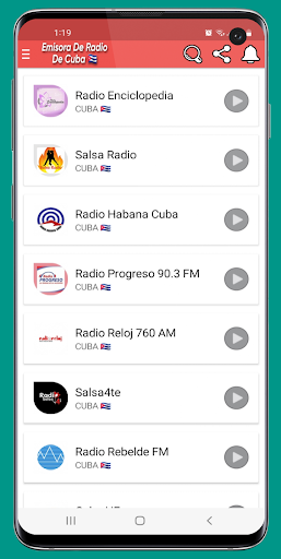 Emisora de radio de cuba Screen 2