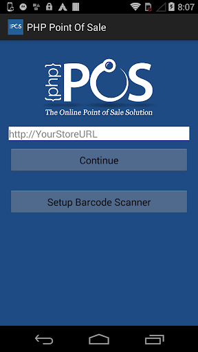 Android application PHP Point Of Sale screenshort
