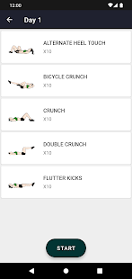30 Day Ab Workout Challenge Screenshot