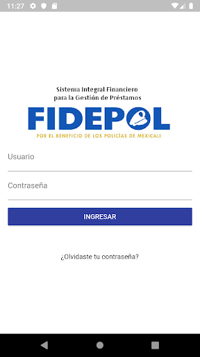 Android application FIDEPOL screenshort