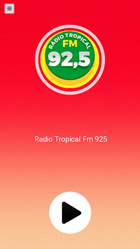 Android application Rádio Tropical Fm 92,5 screenshort