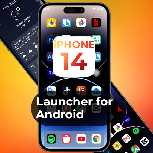iPhone 14 Launcher for Android logo