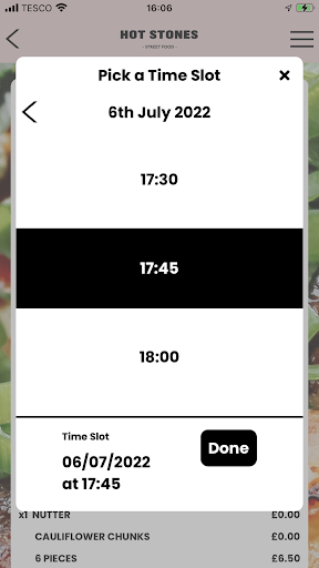 Hot Stones street food