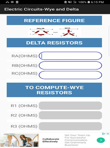 Wye and Delta Resistor Screen 3