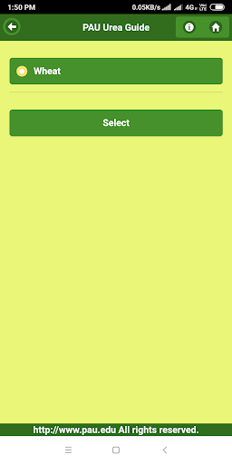 PAU Urea Guide Screen 2