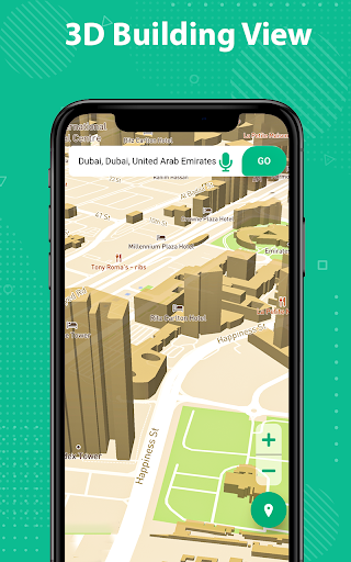 GPS Earth Map Navigation Screen 3