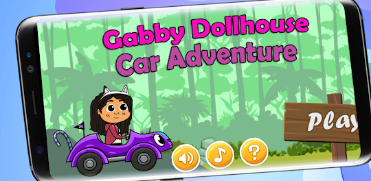 Gabby Dollhouse Car Adventure