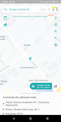 Taxi Valentin Screen 2