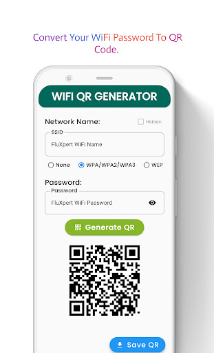 WiFi QR Code Generator 2024 Screen 2