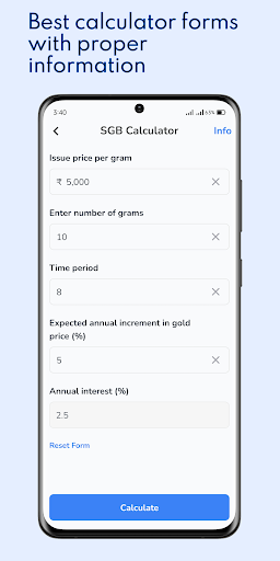 FinEasy - Finance Calculator Screen 3