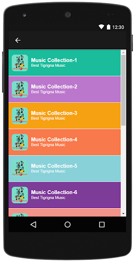 Android application Tigrigna Music, Eritrean Radio screenshort