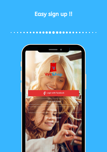 Android application WeShop screenshort
