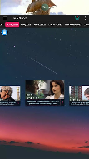 Screenshot of Real Stories Documentaries