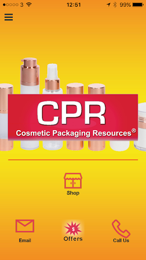 Android application Cosmetic Packaging Resources screenshort