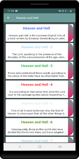 Android application Heaven and Hell screenshort