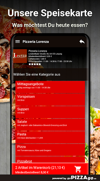 Imágen 5 Pizzeria Lorenza Leipzig android