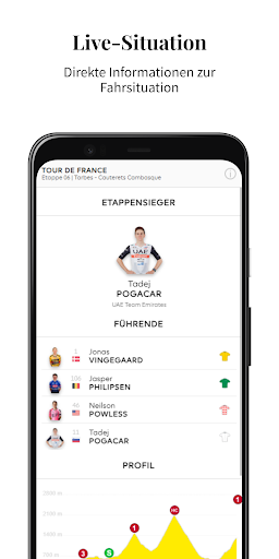 Android application Radsport Live screenshort